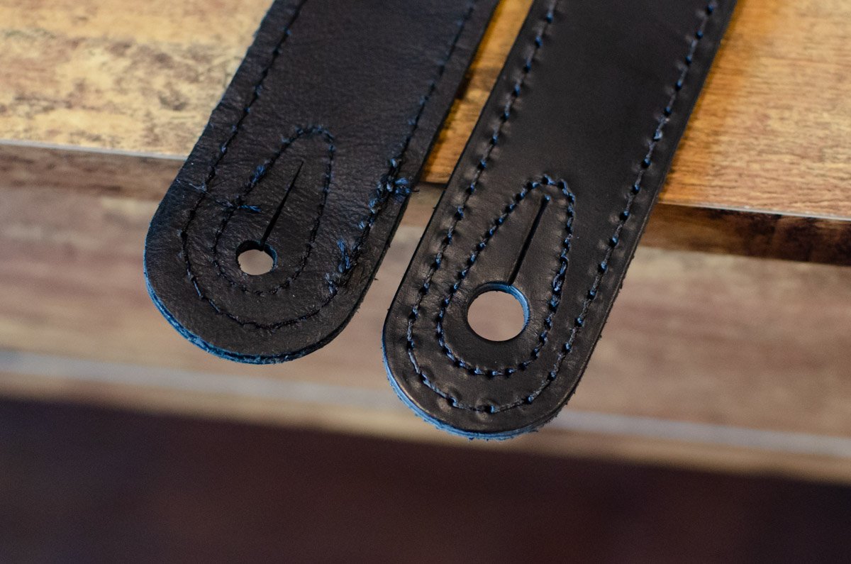 Taylor Nouveau Strap Presentation Series Black Leather 2.5"