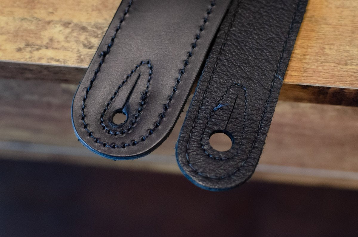 Taylor Nouveau Strap Presentation Series Black Leather 3"