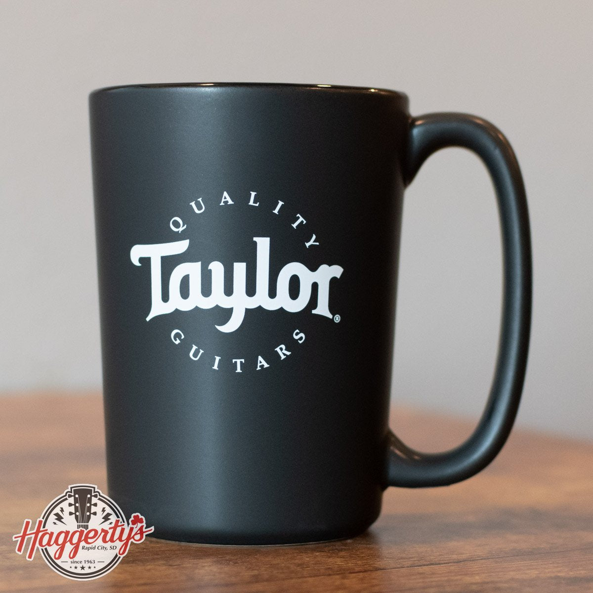 Taylor Rocca Coffee Mug - Black & White Logo - 12oz