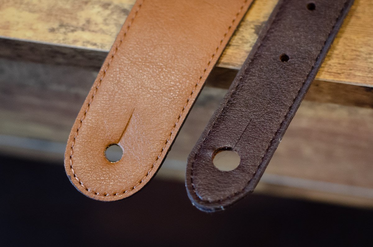 Taylor Vegan Leather Guitar Strap - Tan 2.75" (4202-27)