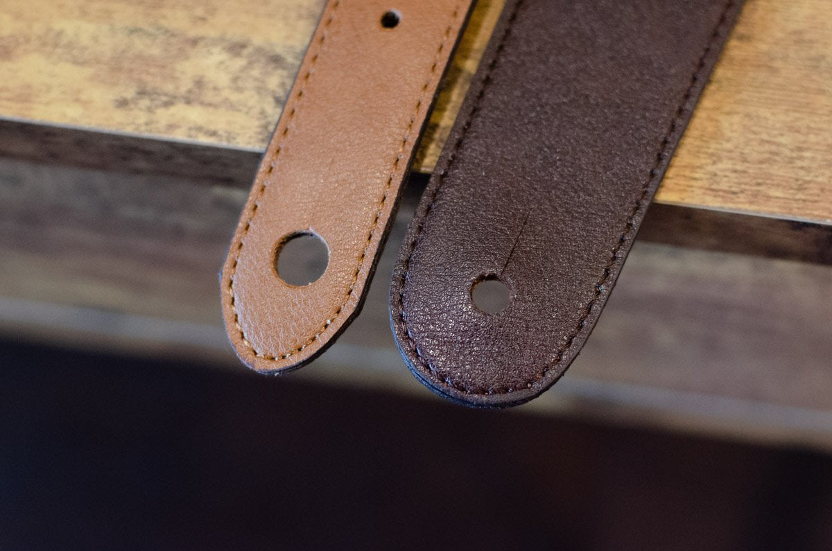 Taylor Vegan Leather Guitar Strap - Tan 2.75" (4202-27)