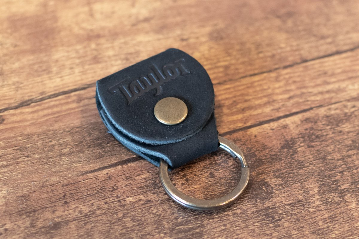 Taylor TKR-06 Taylor Key Ring with Pick Holder Black Nubuck