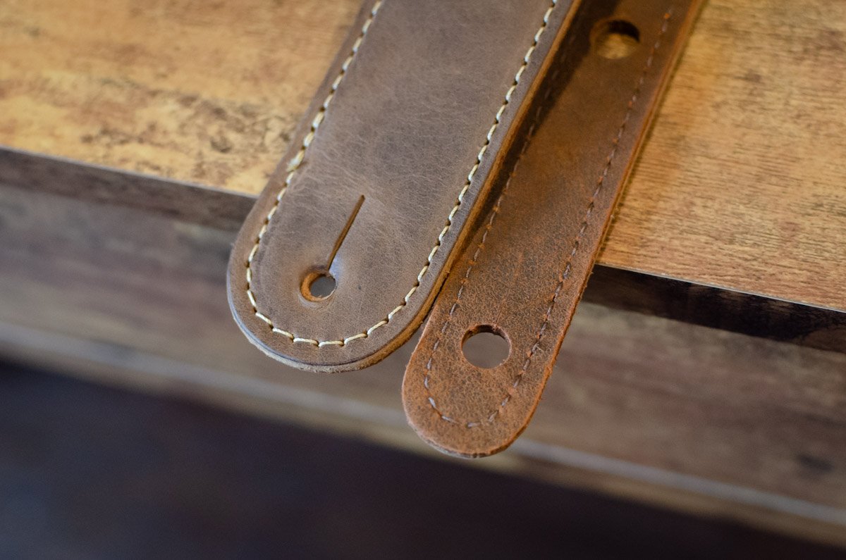 Taylor Wings Strap 600 Series Dark Brown Leather 3"