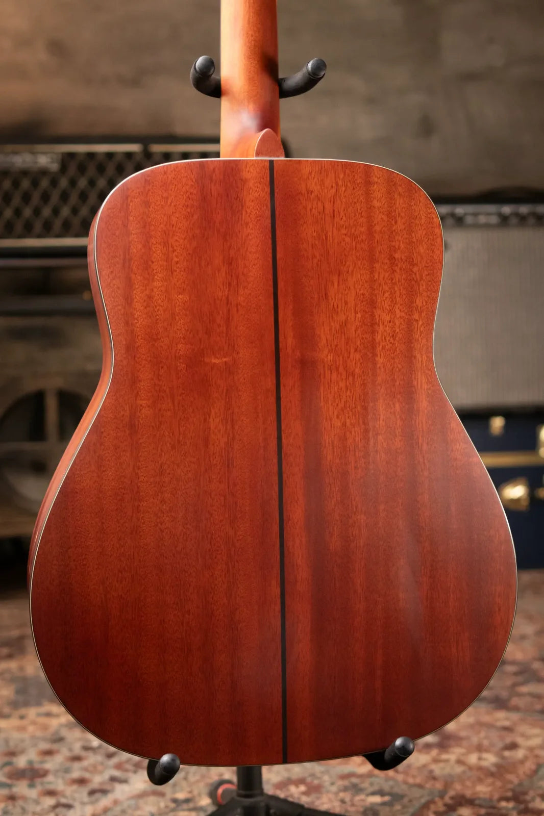 Yamaha FG5 Red Label Folk Guitar with Hardshell Case