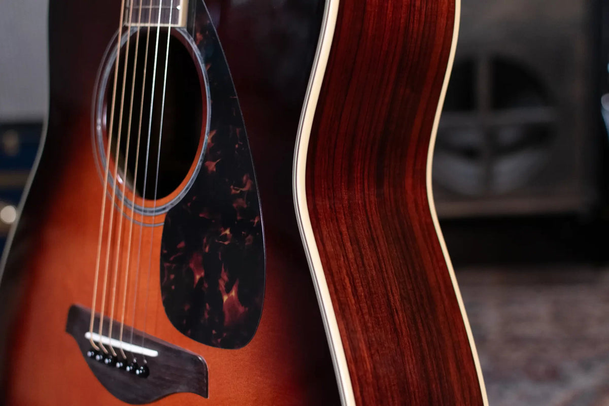 new Yamaha FG830 TBS Acoustic Guitar Tobacco Sun Burst haggertys 10