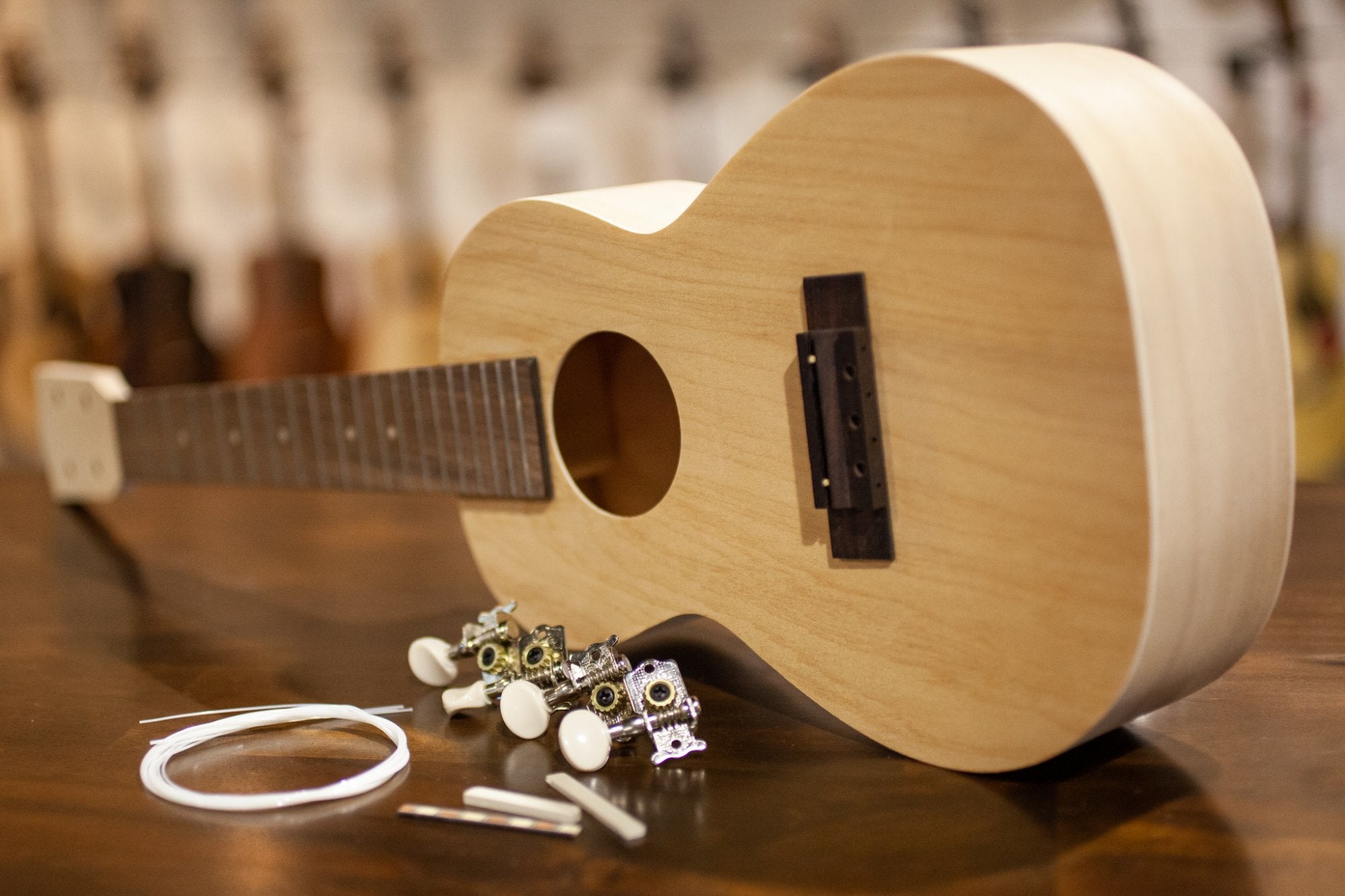 Ohana CK-KIT Mahogany DIY Concert Ukulele Kit