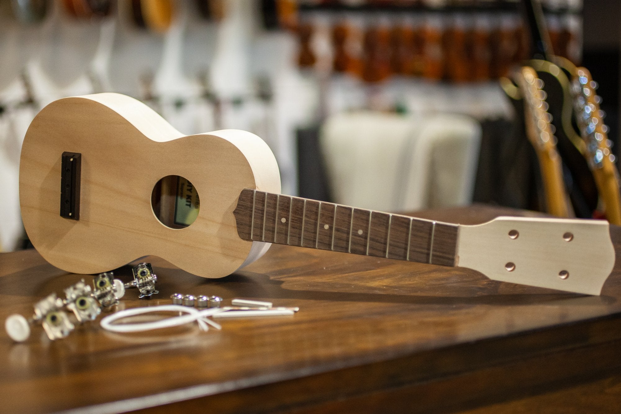 Ohana SK-KIT Mahogany DIY Soprano Ukulele Kit