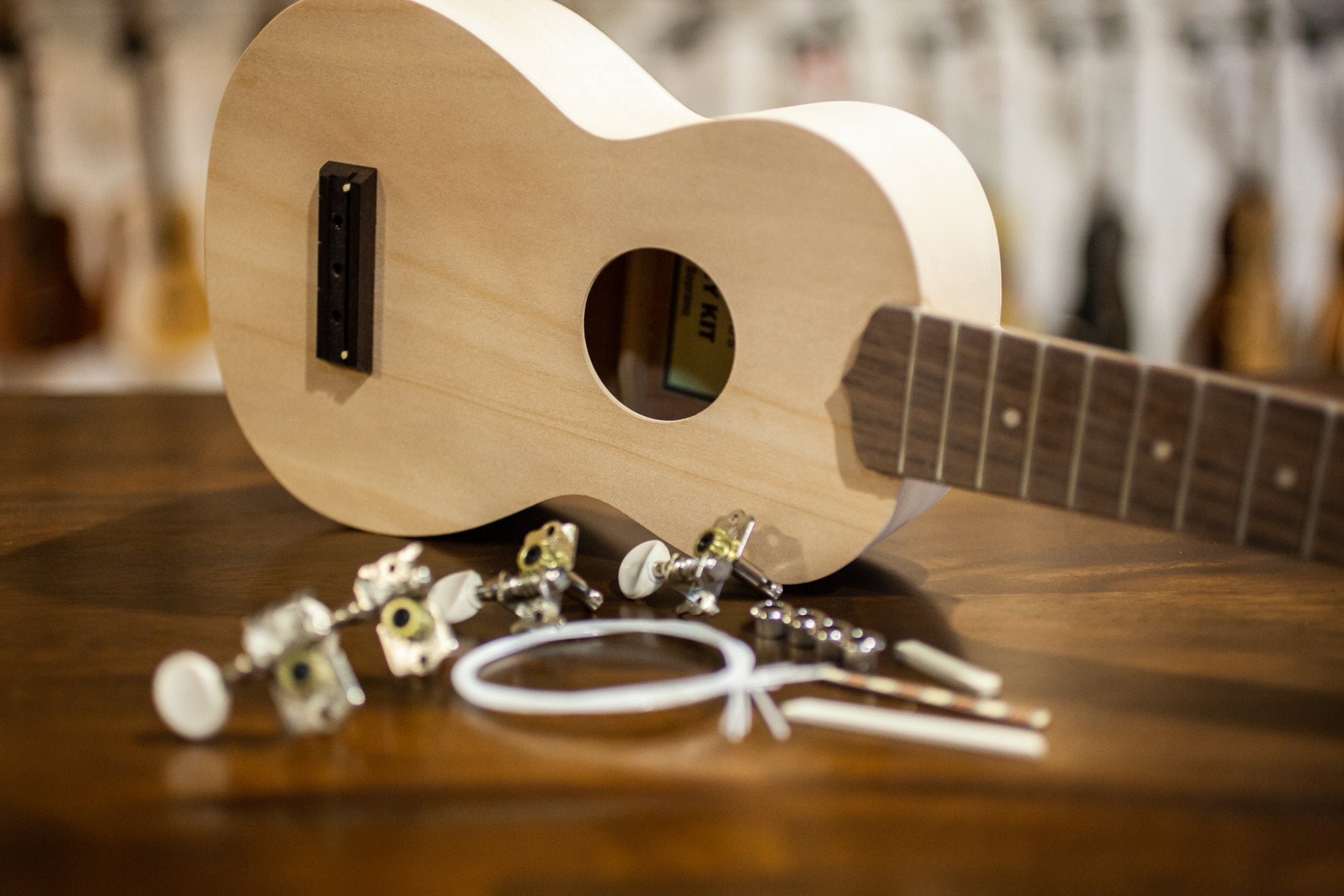 Ohana SK-KIT Mahogany DIY Soprano Ukulele Kit