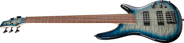 Ibanez SR405EQM 5-String Electric Bass - Stained Cosmic Blue Starburst