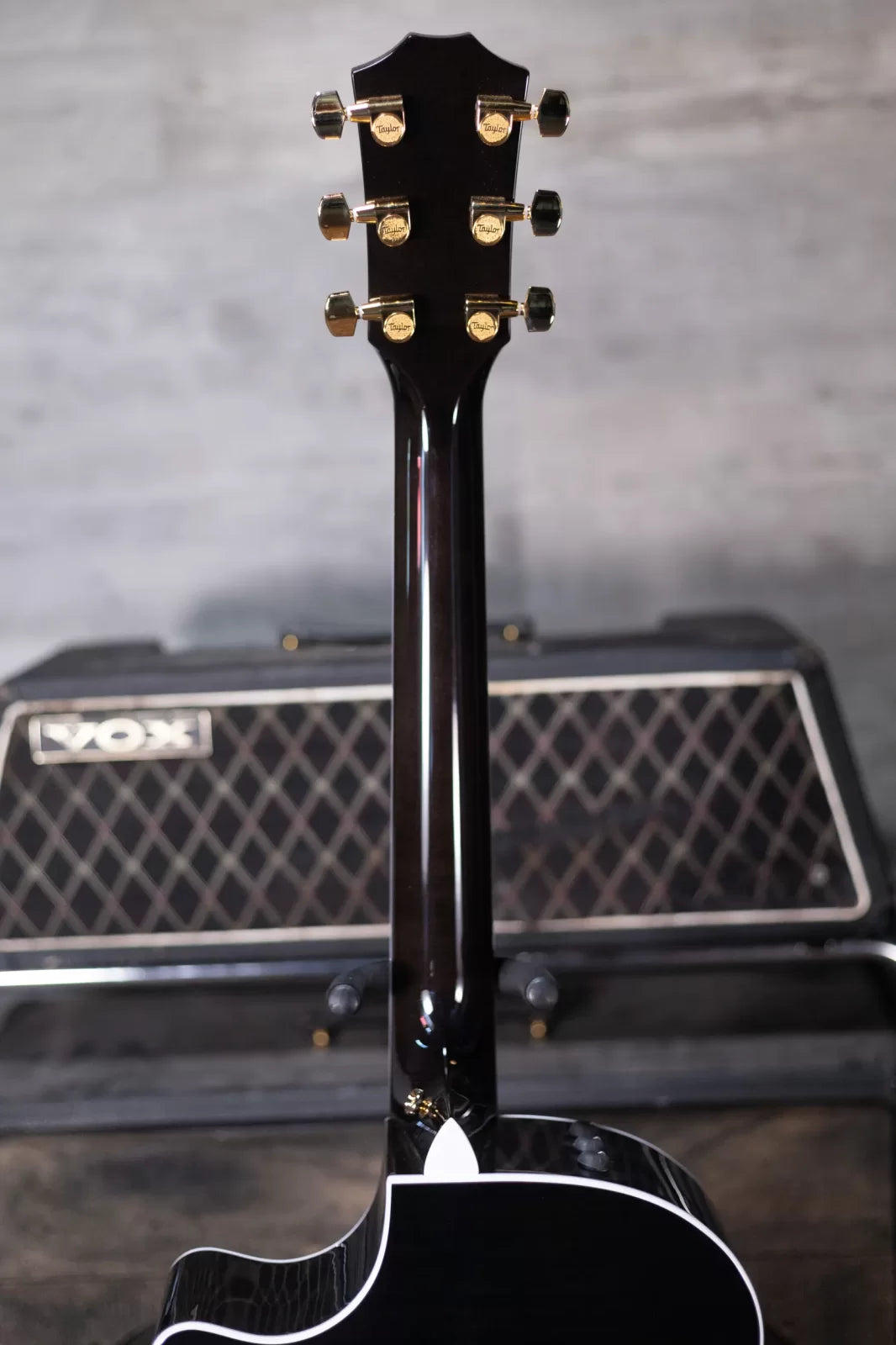 Taylor 614ce Special Edition Grand Auditorium Acoustic/Electric Guitar - Gaslamp Black with Hardshell Case