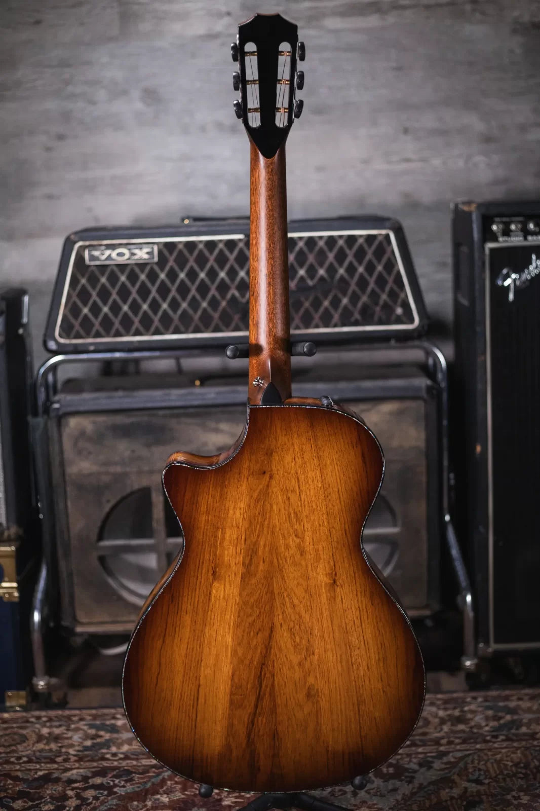 Taylor PS12ce 12-Fret Honduran Rosewood/Sinker Redwood Acoustic Electric Guitar with Deluxe Hardshell Case