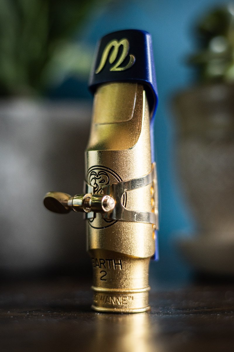 Theo Wanne Elements: Earth 2 Alto Gold Saxophone Mouthpiece Size 8, EA2-AG8