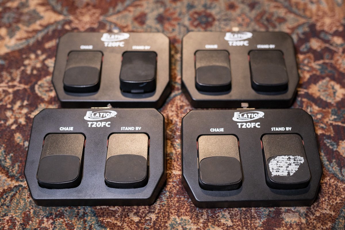 Elation Professional T20FC Foot Controls Set of 4 - Used