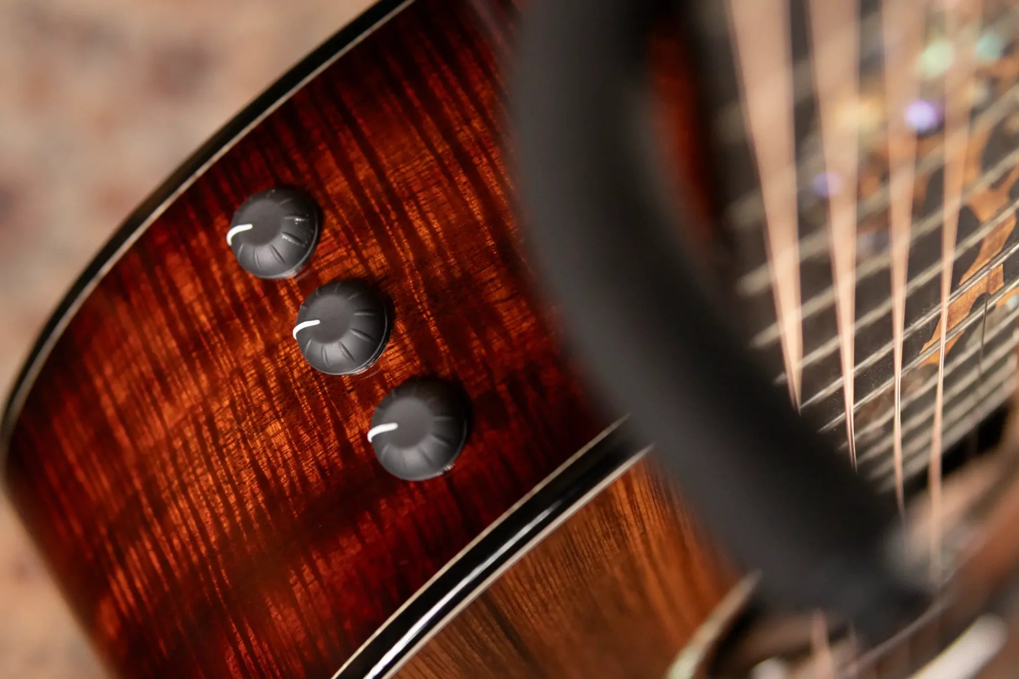 Taylor Custom Grand Auditorium Acoustic/Electric Guitar Master Grade Koa/Sinker Redwood - Used