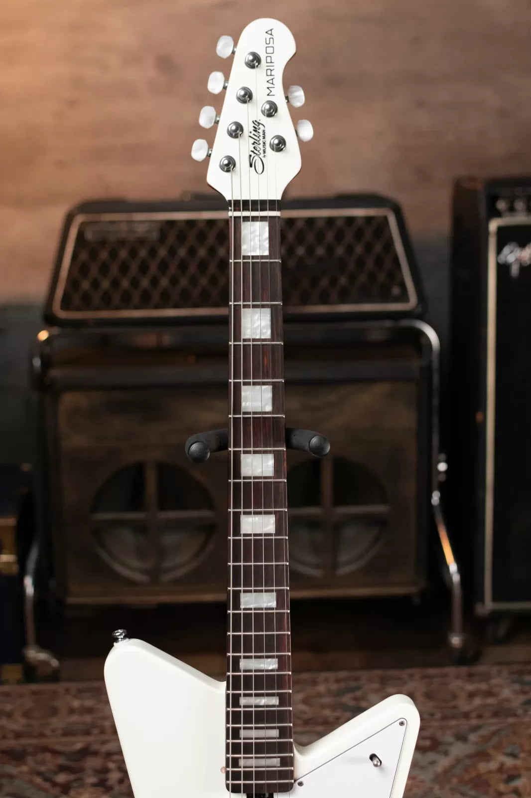 Sterling by Music Man Mariposa Electric Guitar - Imperial White