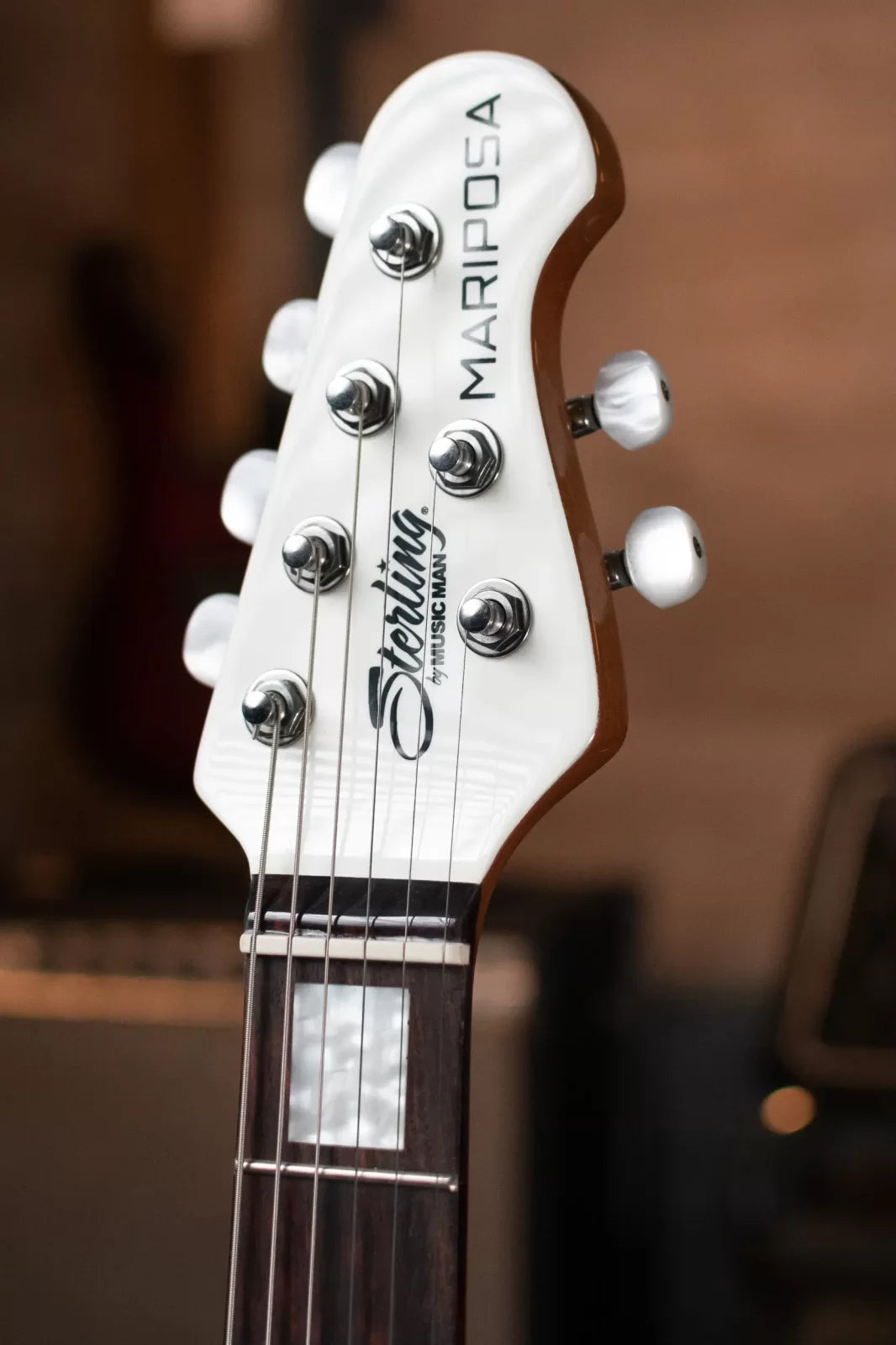 Sterling by Music Man Mariposa Electric Guitar - Imperial White