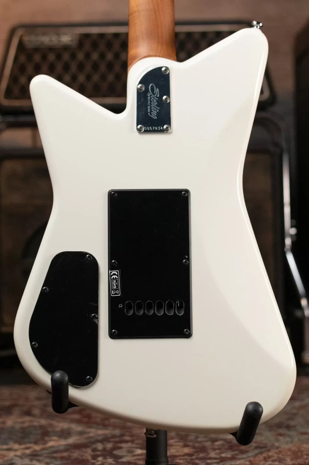 Sterling by Music Man Mariposa Electric Guitar - Imperial White