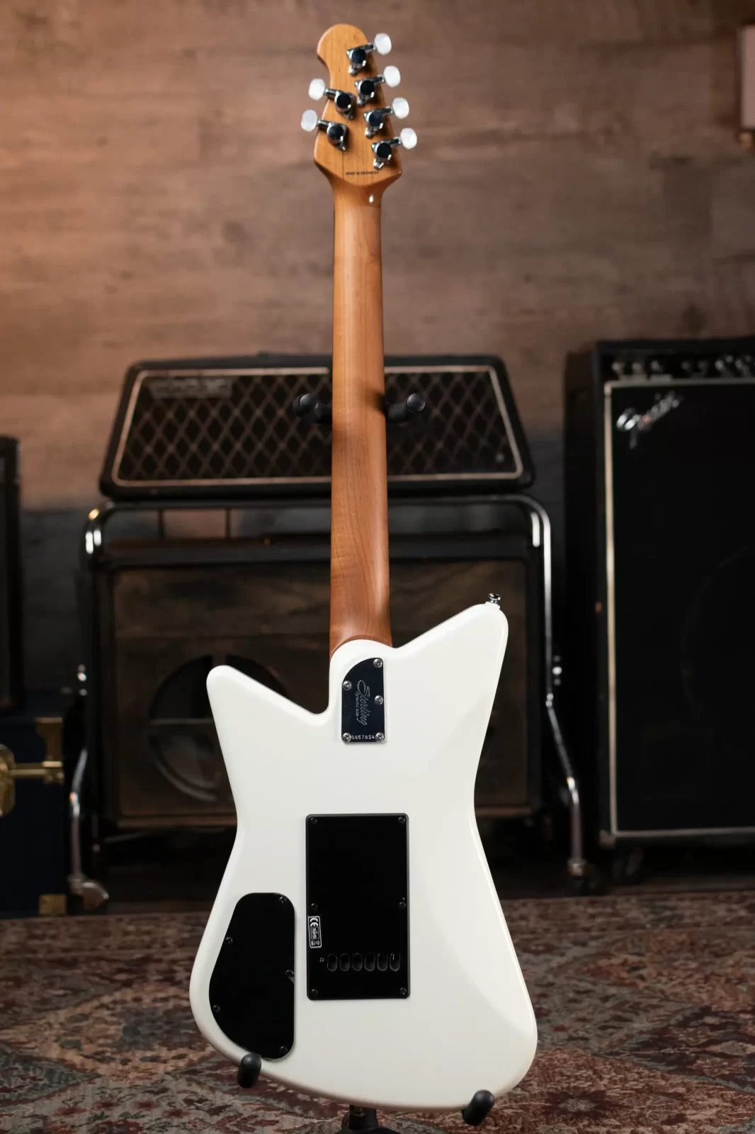 Sterling by Music Man Mariposa Electric Guitar - Imperial White
