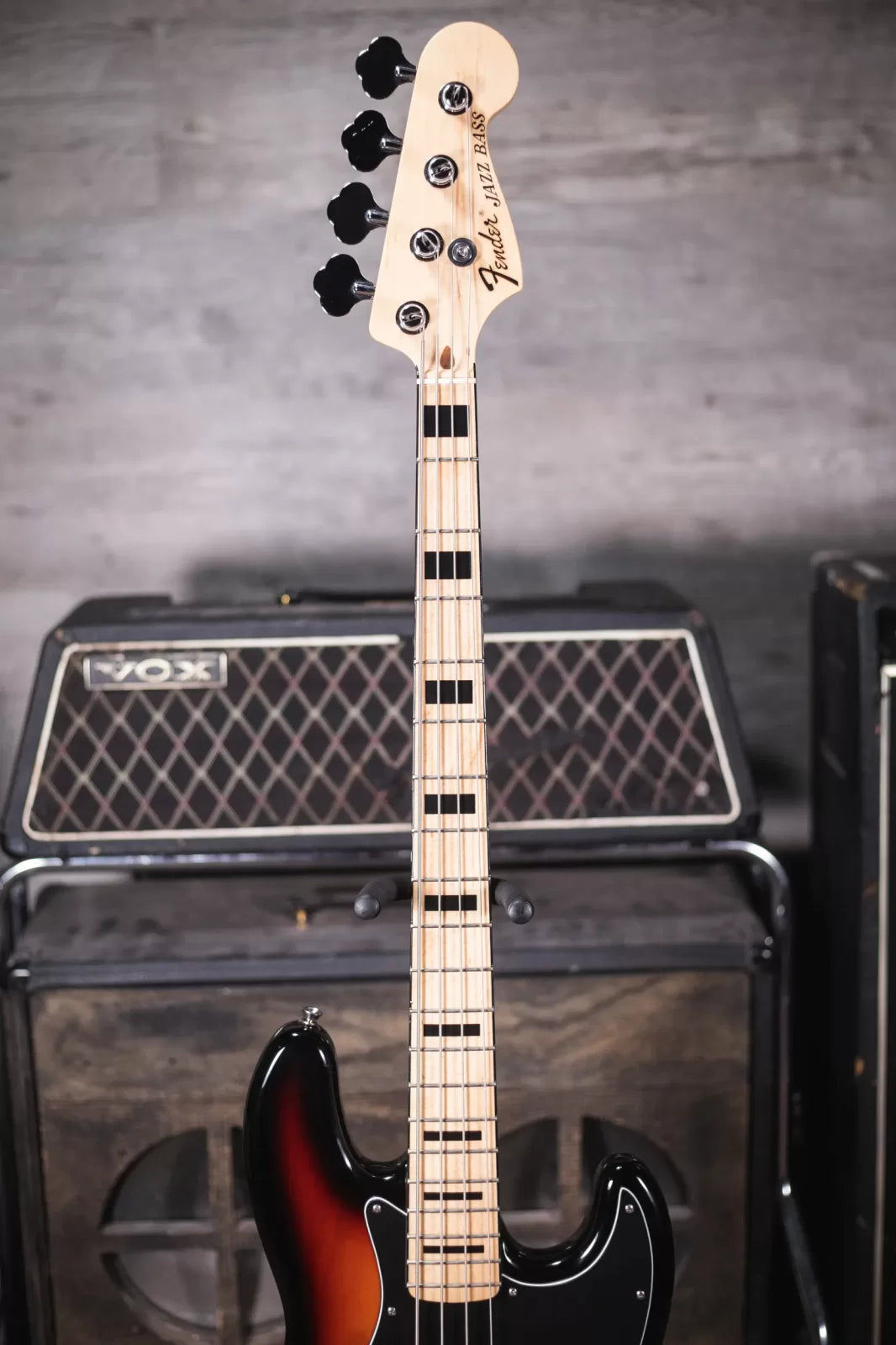 Fender Geddy Lee Jazz Bass - 3-Color Sunburst - Maple Fretboard w/Hardshell Case - Used