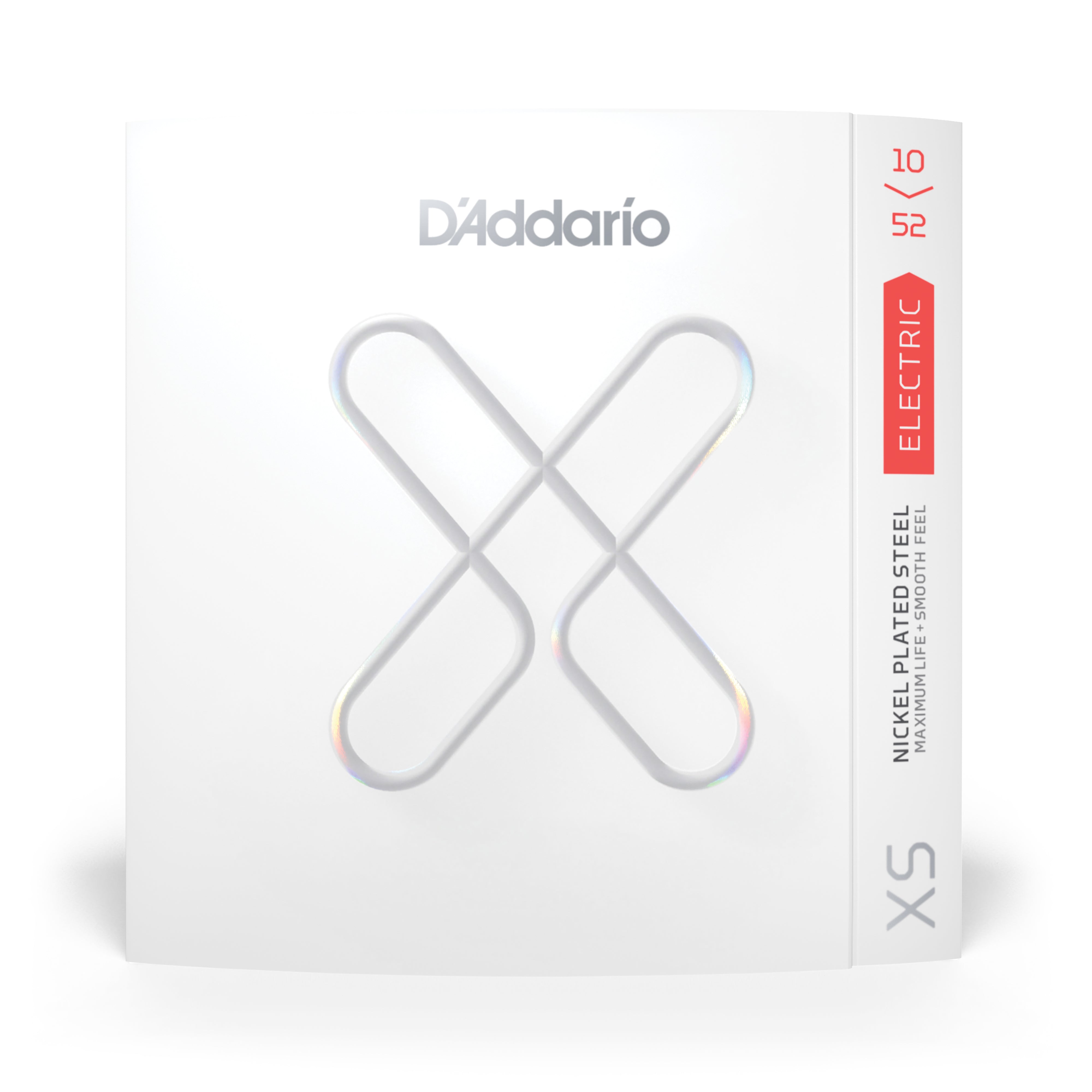 D'Addario XS Nickel Coated Electric Guitar Strings, 10-52