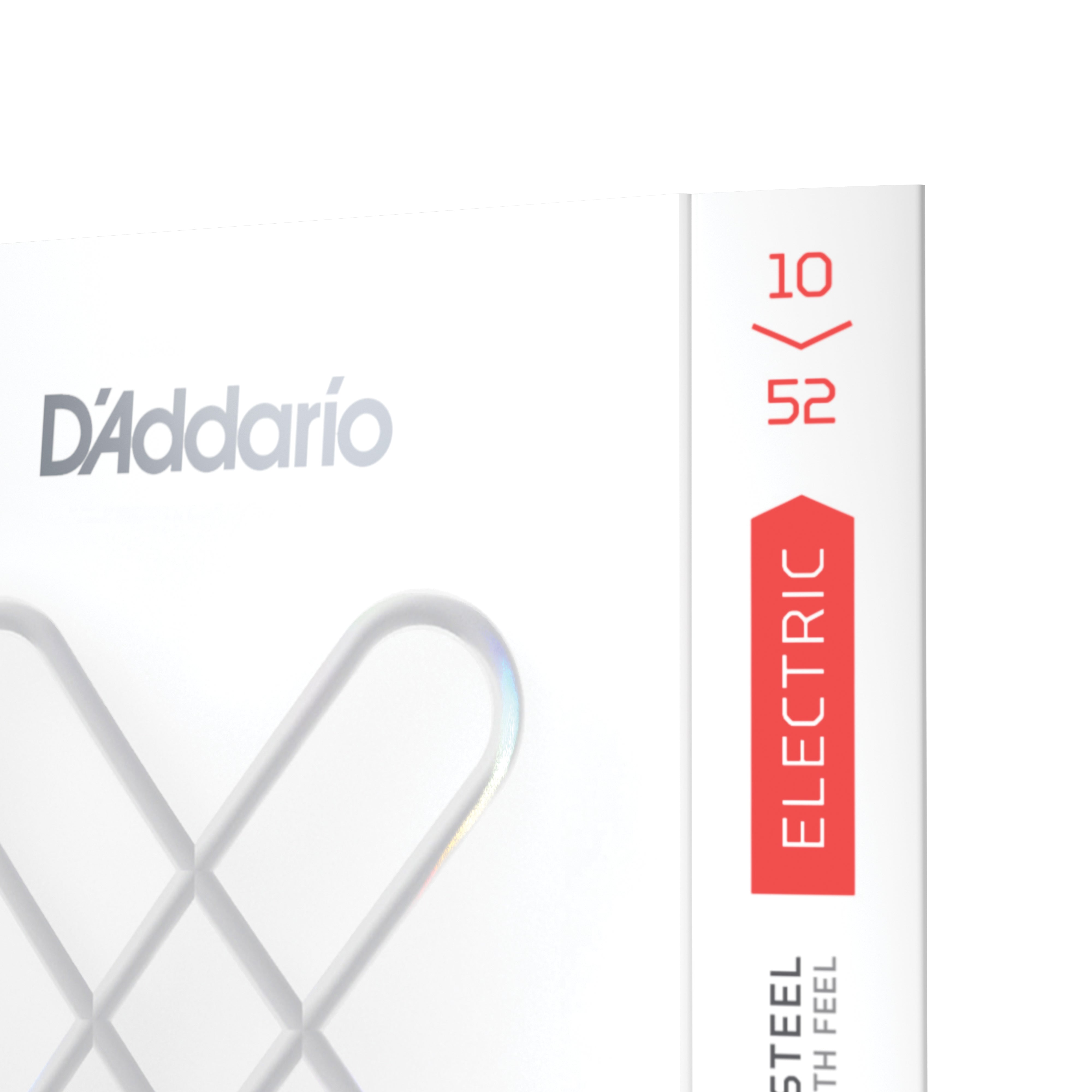 D'Addario XS Nickel Coated Electric Guitar Strings, 10-52