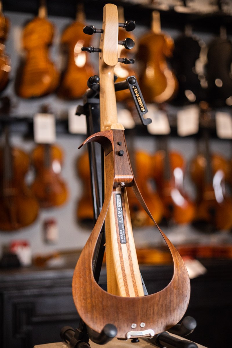 yamaha YEV105NT 5 string electric violin natural finish haggertys 07