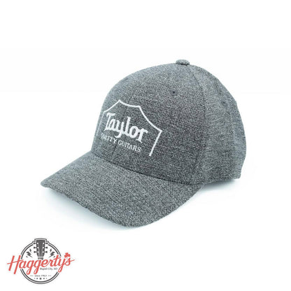 Taylor Crown Logo Flex Fit Cap, Grey, Large/XL