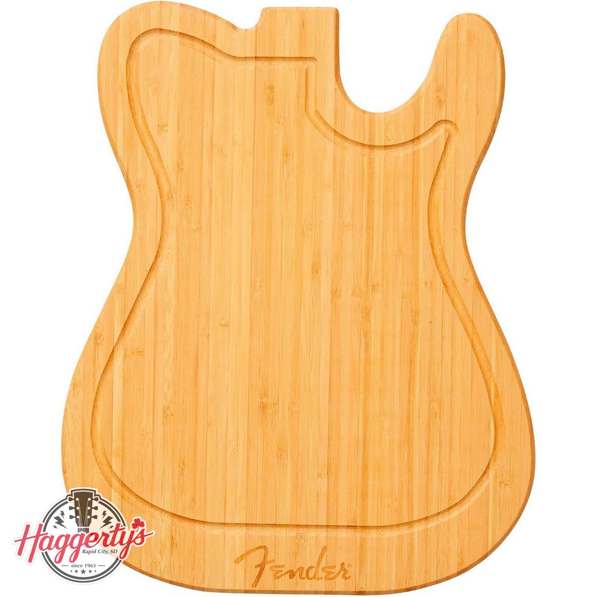 Fender Telecaster Bamboo Cutting Board