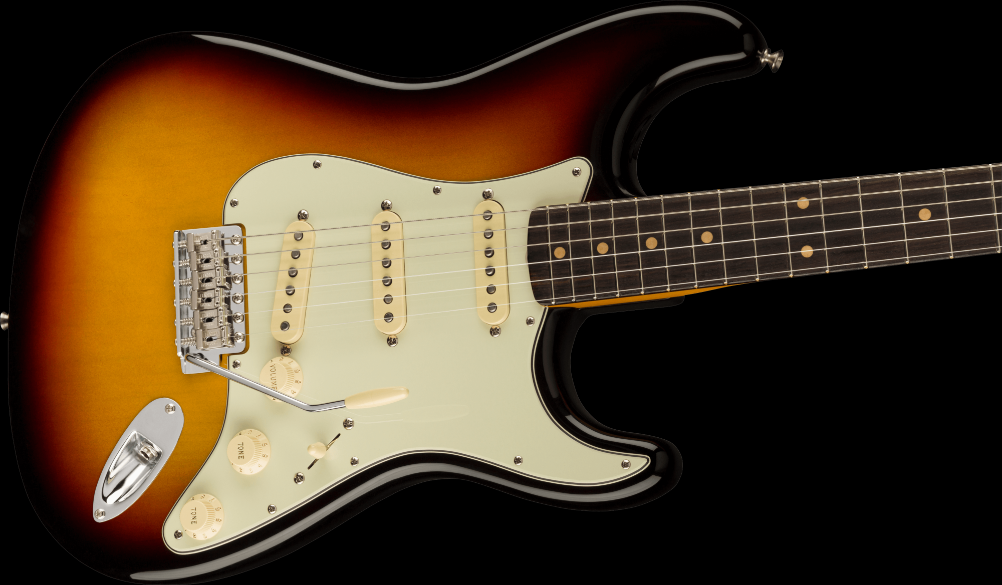 Fender American Vintage II 1961 Stratocaster Rosewood Fingerboard - 3-Color Sunburst with Hardshell Case