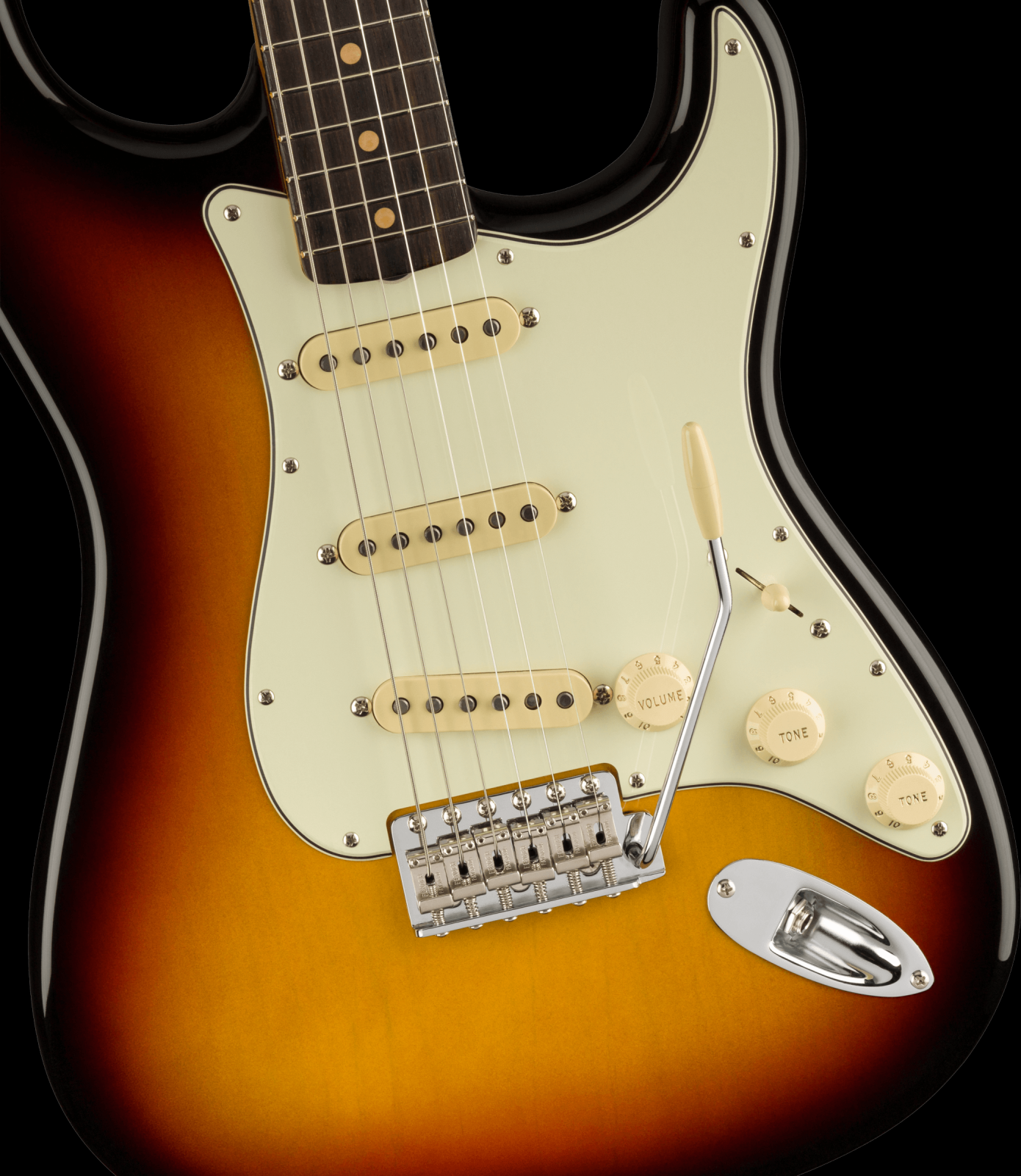 Fender American Vintage II 1961 Stratocaster Rosewood Fingerboard - 3-Color Sunburst with Hardshell Case