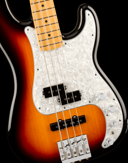Fender Player II Modified Active Precision Bass, Maple Fingerboard - 3 Tone Sunburst with Deluxe Gig Bag