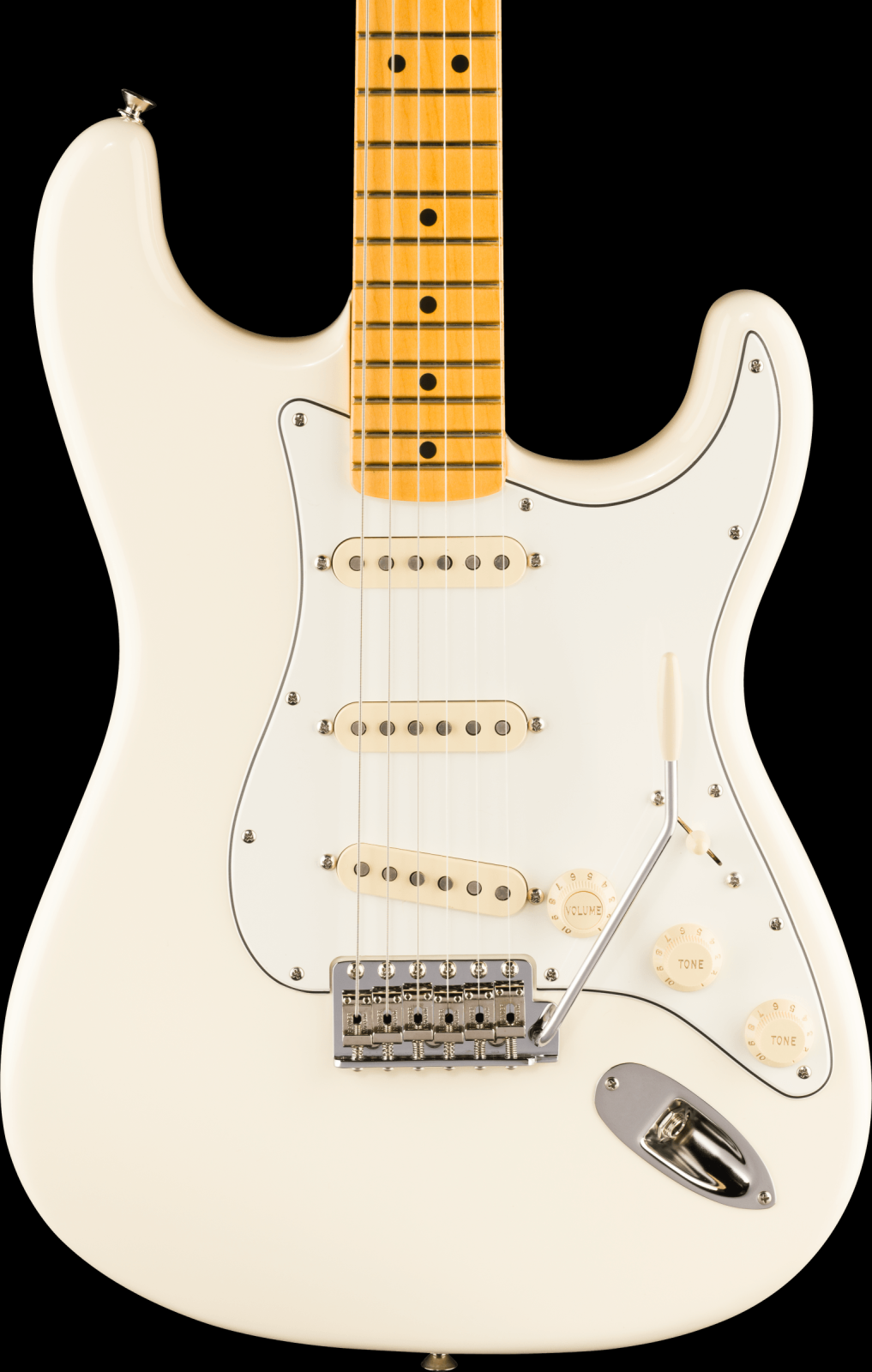 Fender Limited Edition American Vintage II '73 Stratocaster Electric Guitar, Maple Fingerboard - Olympic White with Hardshell Case
