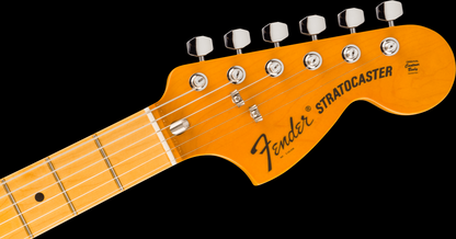 Fender Limited Edition American Vintage II '73 Stratocaster Electric Guitar, Maple Fingerboard - Olympic White with Hardshell Case