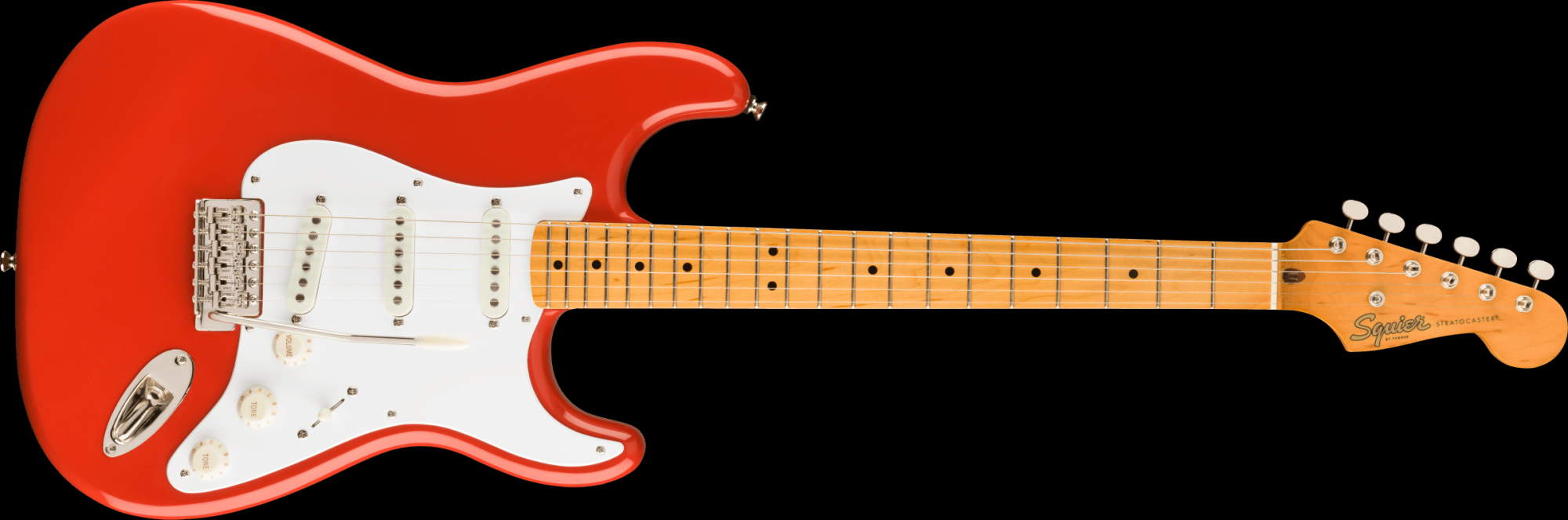 Squier Classic Vibe '50s Stratocaster Electric Guitar - Fiesta Red