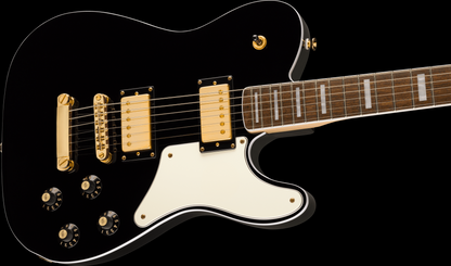Squier Limited Edition Paranormal Troublemaker Telecaster Deluxe Electric Guitar - Black