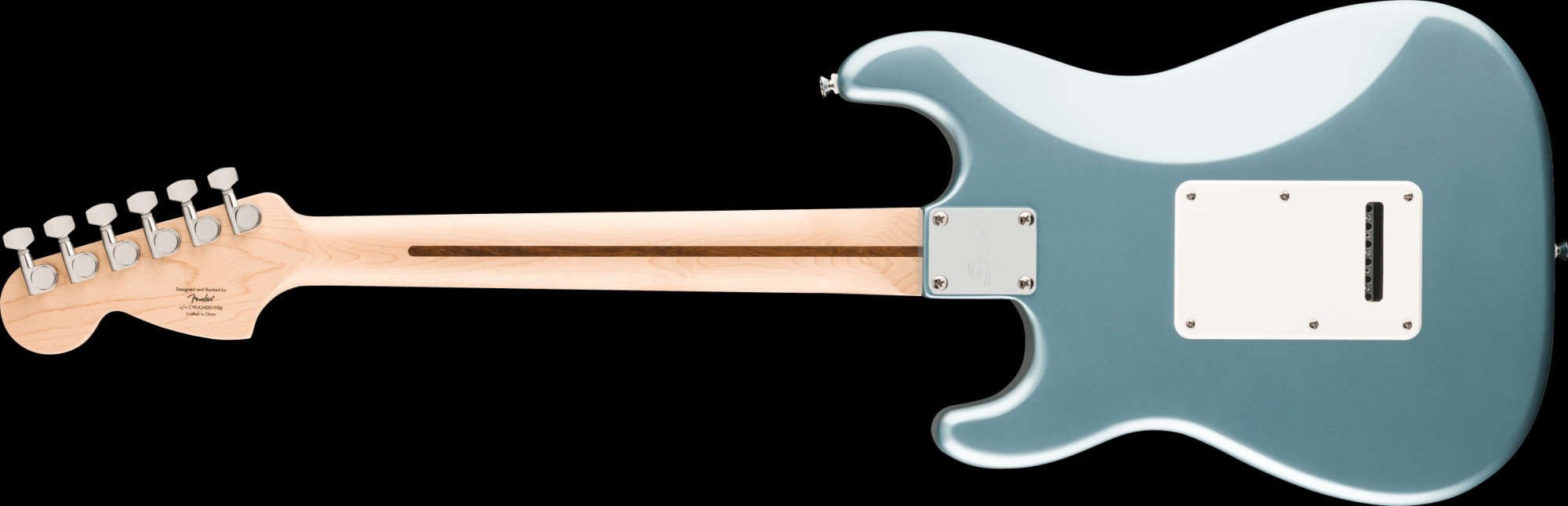 Squier Affinity Series Stratocaster Junior HSS Electric Guitar - Ice Blue Metallic
