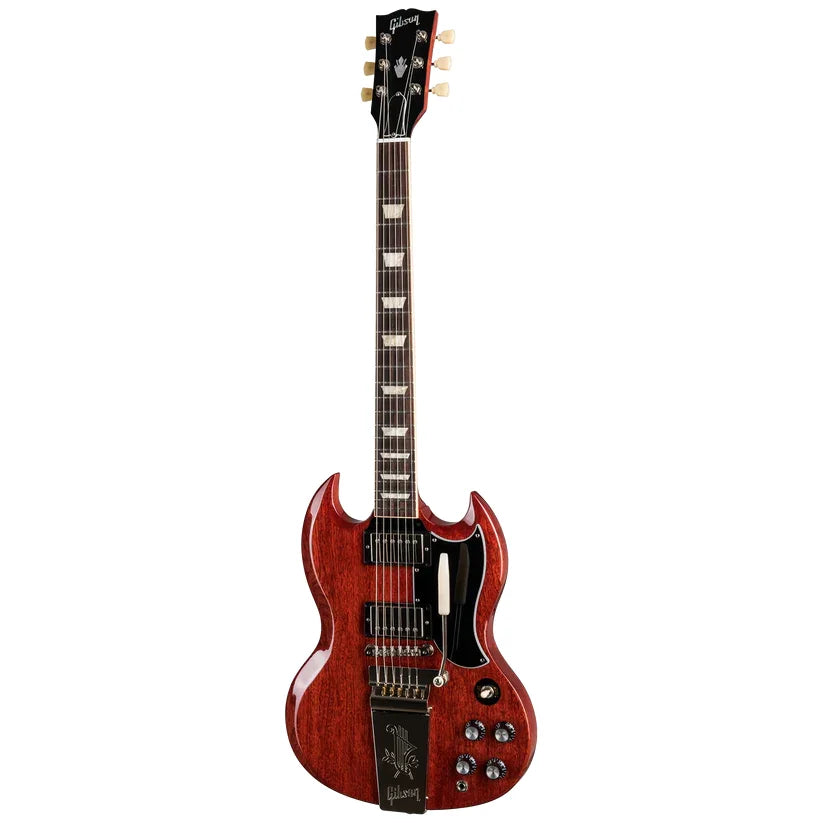 Gibson SG Standard '61 Maestro Vibrola Electric Guitar - Vintage Cherry with Hardshell Case