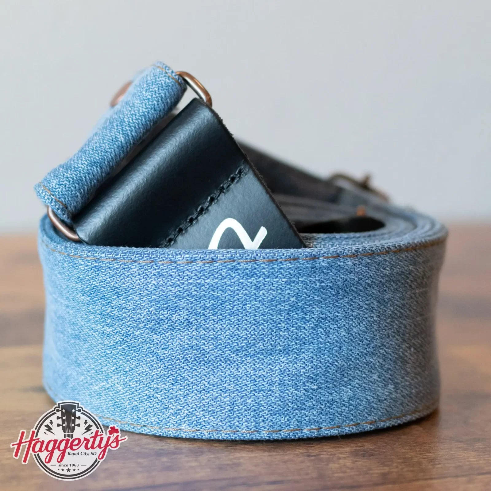 Fender X Wrangler Denim Strap, Light Indigo - Floor Model