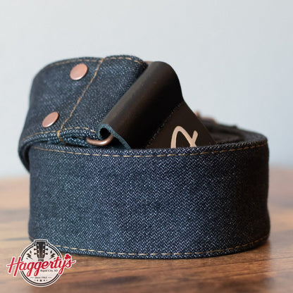 Fender X Wrangler Denim Strap, Black - Floor Model