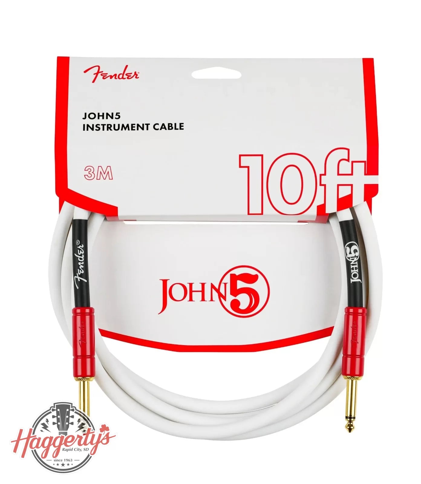 Fender John 5 10' Instrument Cable