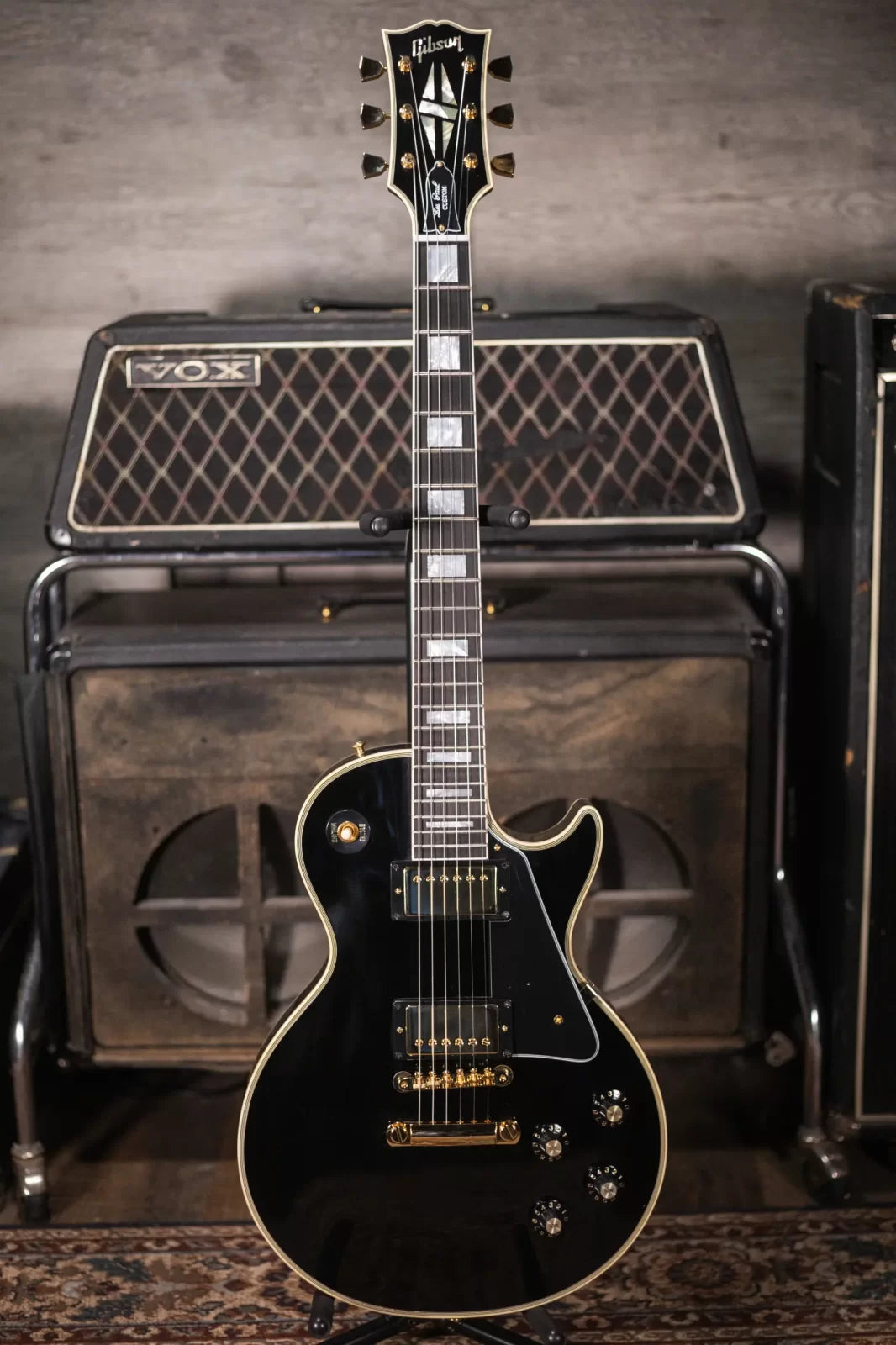 Gibson Custom Shop '68 Les Paul Custom Reissue - Ebony Gloss with Hardshell Case - Floor Model