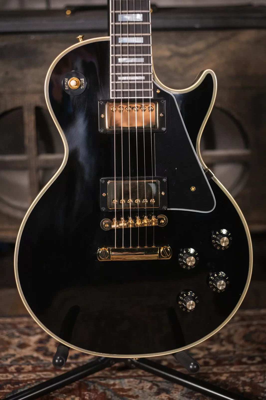 Gibson Custom Shop '68 Les Paul Custom Reissue - Ebony Gloss with Hardshell Case - Floor Model