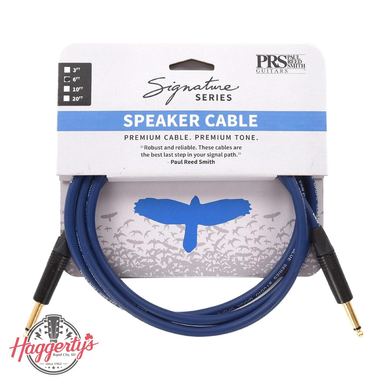 PRS 6ft Signature Speaker Cable - Floor Model