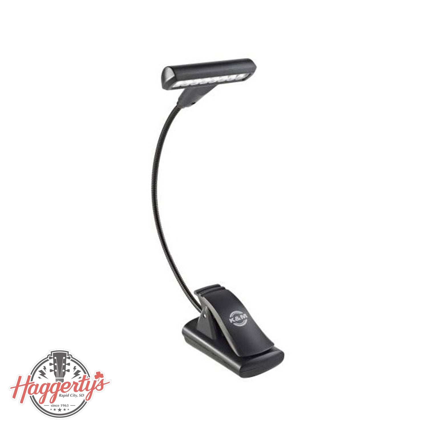 K&M 12247 T-Head 8 LED Music Stand Flex Light