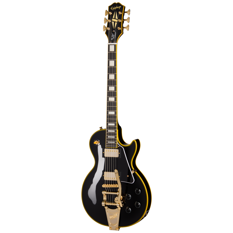 Epiphone Joe Bonamassa '59 Les Paul Custom Electric Guitar - Antique Ebony with Hardshell Case