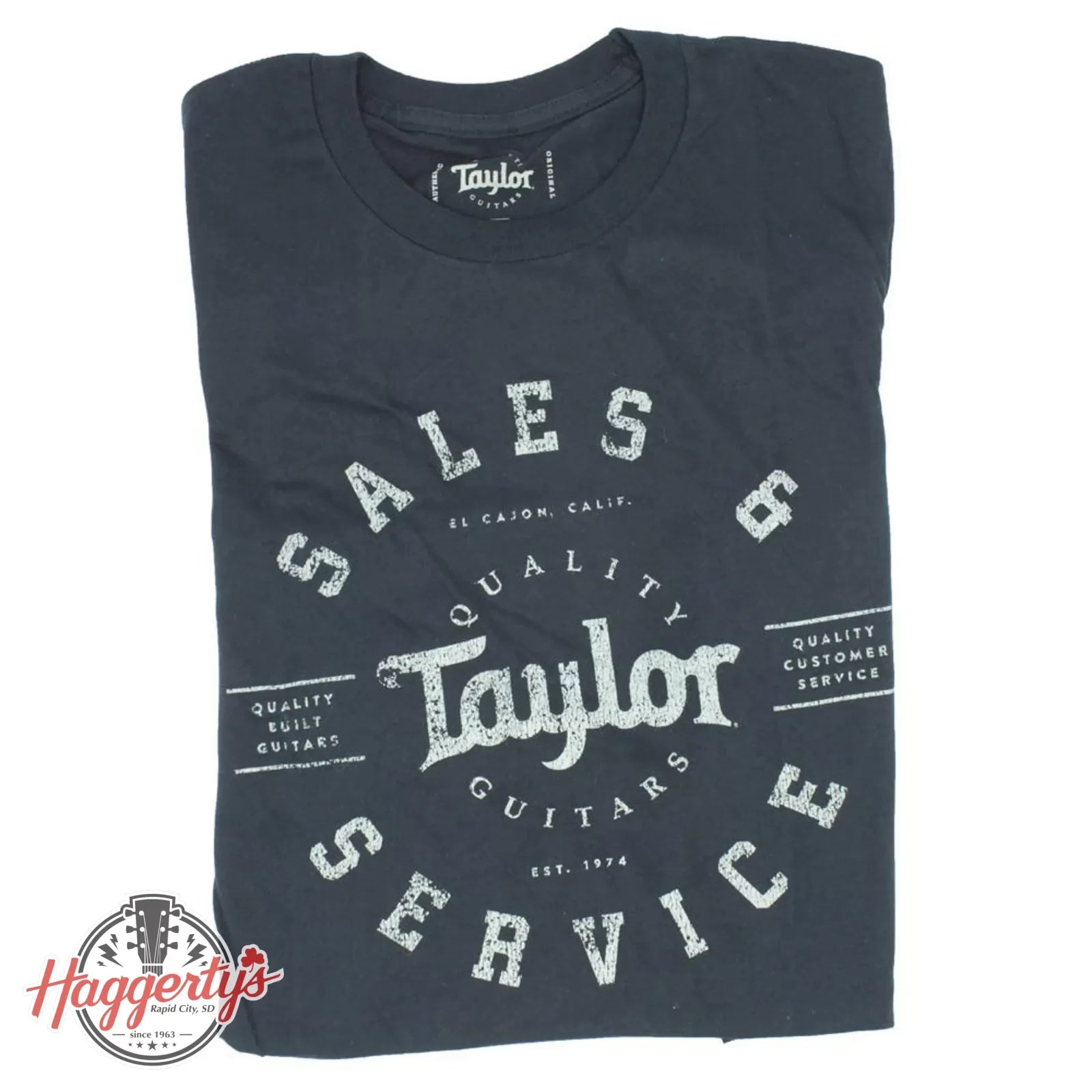 Taylor Mens Shop T Black XL