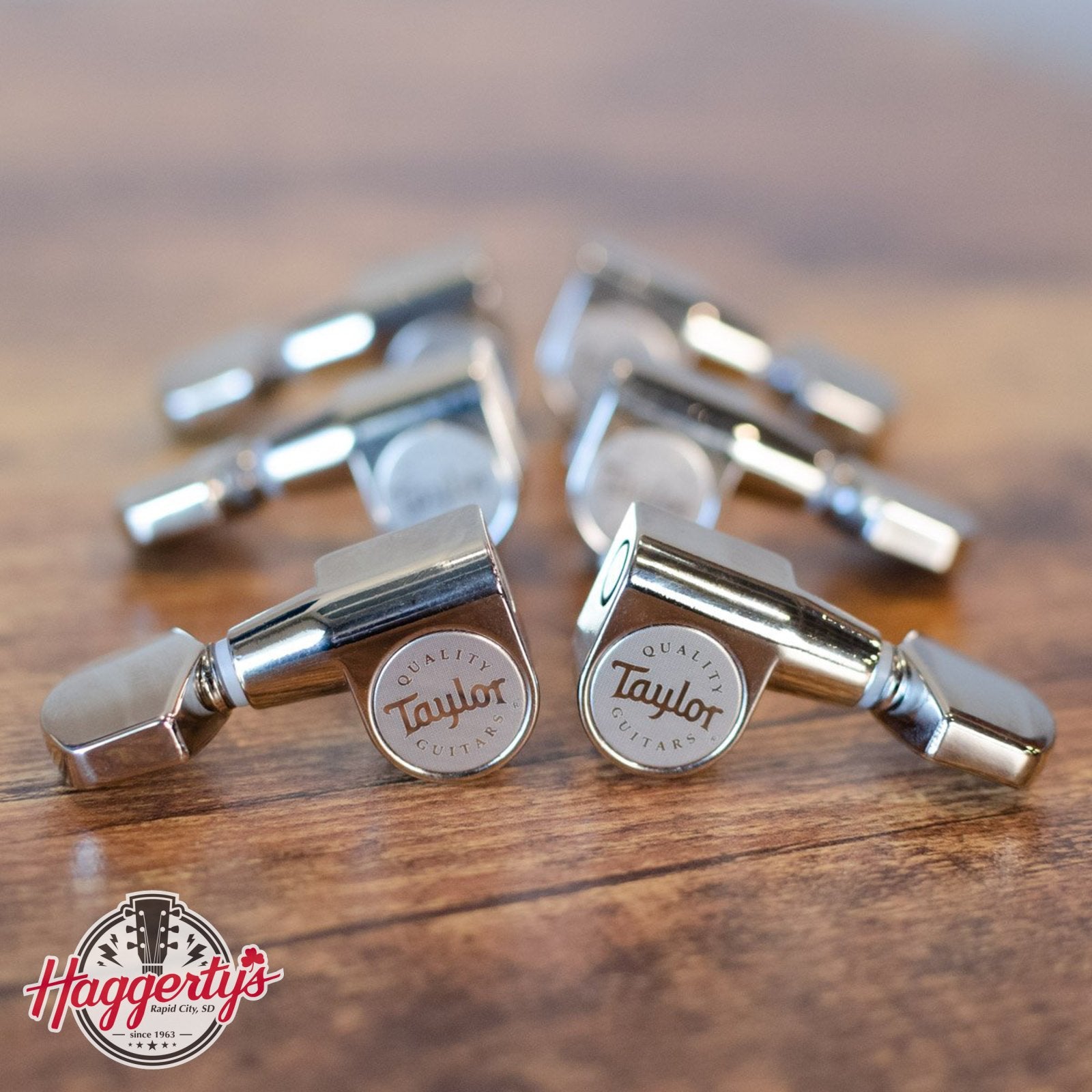Taylor Guitar Tuners 18:1 - 6-String Polished Nickel