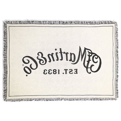 Martin Script Logo Woven Blanket