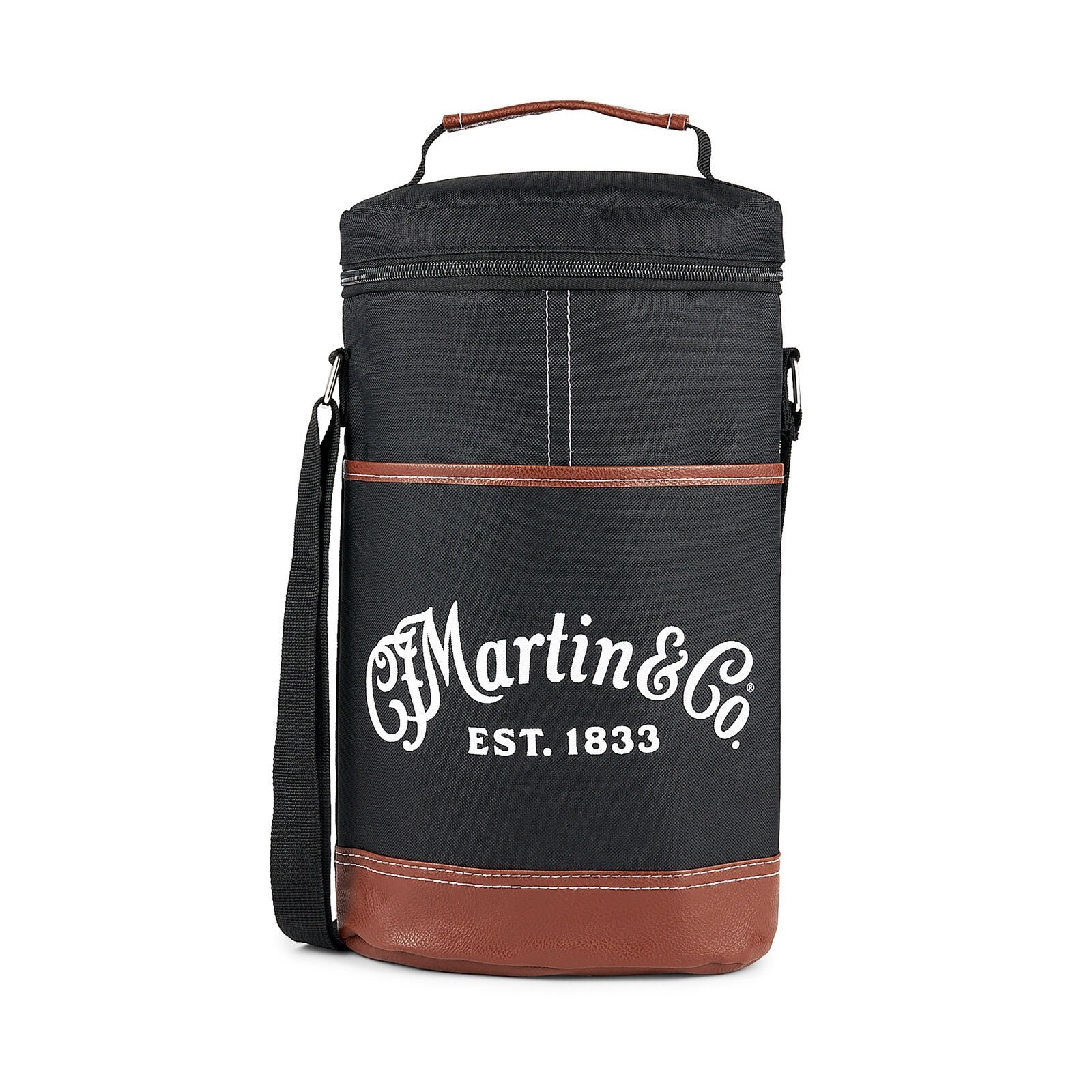 Martin Wine Cooler Bag - Black with White Script