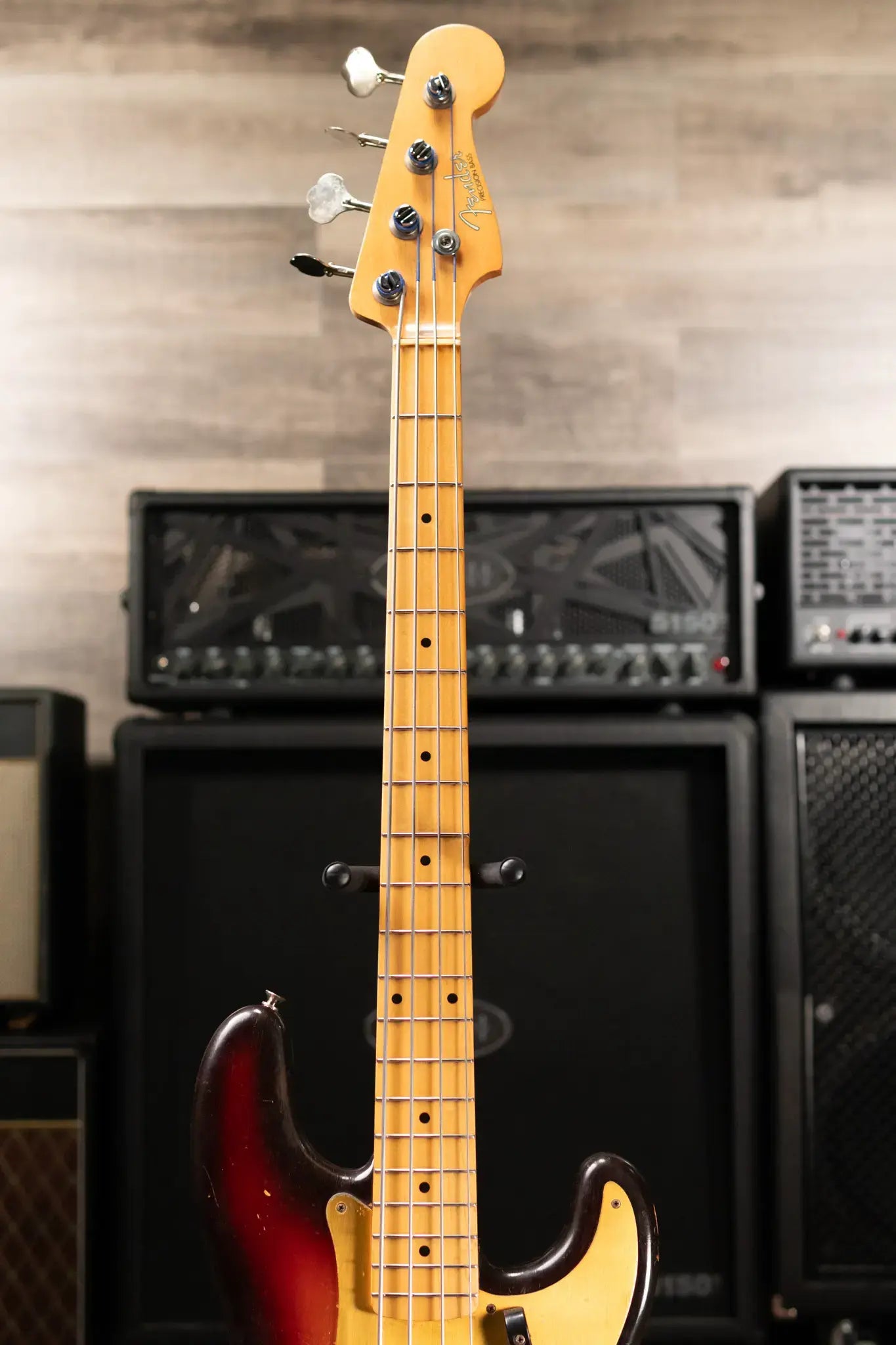 1958 Fender Vintage Precision Bass - 3 Tone Sunburst with Original Hardshell Case - Used